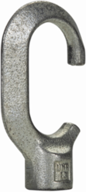 Pendant Mount Hook, 1/2 Inch, Feraloy Iron Alloy, 6.5 Inch Length