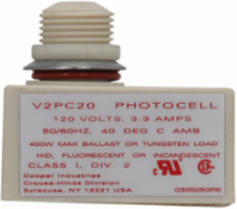 Photocell for Field Installation, 3.3A, 120 Vac, 2 Inch x 1.75 Inch