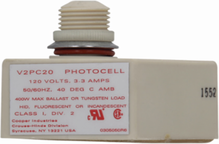 Photocell 1.75 Inch Width, 2 Inch Height, 277V, 1.4A, Hazardous Locations