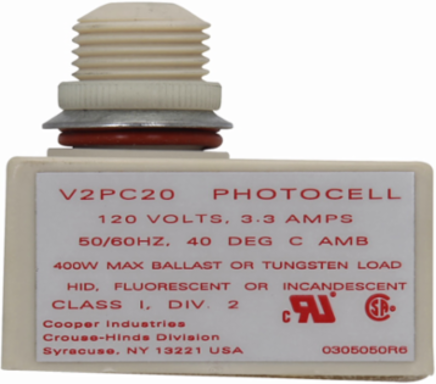Photocell 1.75 Inch Width, 2 Inch Height, 277V, 1.4A, Hazardous Locations