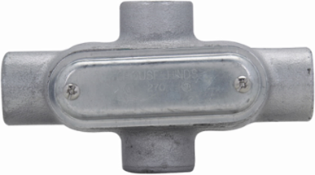 Condulet Form 7 Outlet Body X Shape 3/4 Inch Feraloy Iron Alloy 2 lb