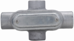 Condulet Form 7 Outlet Body X Shape 3/4 Inch Feraloy Iron Alloy 2 lb