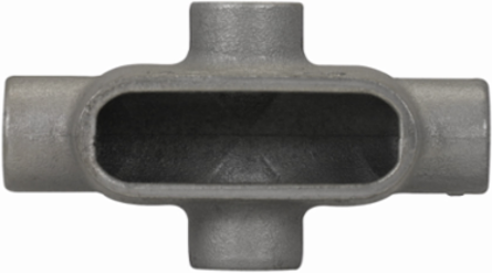 Condulet Form 7 Outlet Body, Feraloy Iron Alloy, X Shape, 1-1/4 Inch