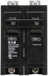 BQL Classic Replacement Circuit Breakers, Bolt-on, 60A, #8-2/0 AWG, Cu/Al, Two-pole, 10 kAIC at 120/240V