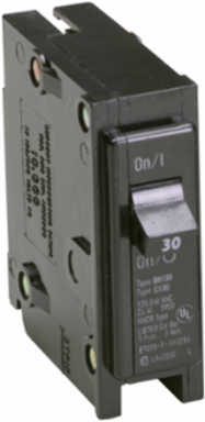 Eaton type BR 1-Inch plug-on circuit breaker