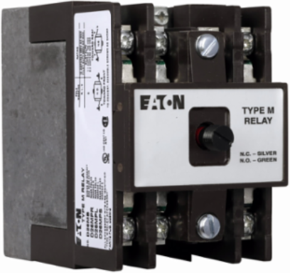 Eaton D26 Series AC Relay, Four-pole, 120V/60 Hz-110V coil voltage, 50 Hz, 4NO contact configuration, 0 blank cavities