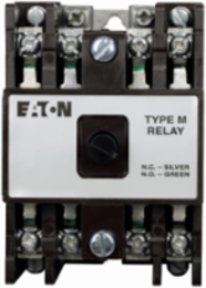Eaton D26 Series AC Relay, Four-pole, 120V/60 Hz-110V coil voltage, 50 Hz, 4NO contact configuration, 0 blank cavities