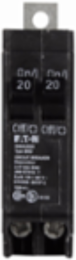 Eaton BAB thermal magnetic circuit breaker,Thermal magnetic circuit breakers,20A,10 kAIC,Two-pole,#14-4 AWG,DNBA