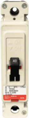 Eaton Series C complete molded case circuit breaker, F-frame, FD, Complete breaker, Fixed thermal, Fixed magnetic trip type, Single-pole, 70 A, 347 Vac, 125 Vdc, 35 kAIC at 277 Vac, 18 kAIC at 347 Vac, Load side, 50/60 Hz