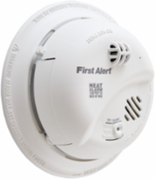 120V AC/DC 135F w/Rate-of-Rise Heat Alarm