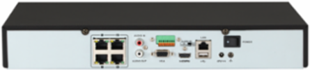 VMAX IP Plus 4-Channel PoE NVR, 4K Resolution, 80 Mbps Throughput