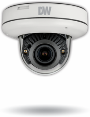 MEGApix 2.1MP 1080p Low-Profile Vandal Dome IP Camera, 2.7-13.5mm Lens, IR, IP66