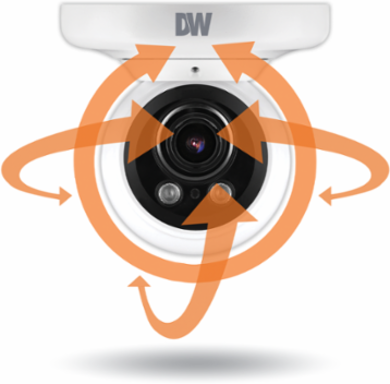 MEGApix IVA™ 2.1MP/1080p Vandal Ball IP Camera, 2.7~13.5mm Lens, IP67