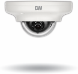 5MP Ultra Low-Profile Vandal Dome Camera 2.8mm Lens, IP66, WDR