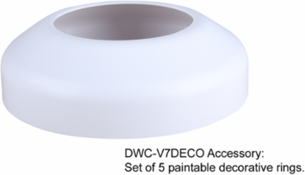 Star-Light Plus™ 5MP Ultra Low-Profile Vandal Dome Camera, 4.0mm Lens, IP66 Waterproof
