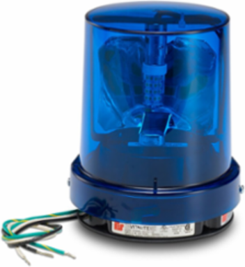 Vitalite Rotating LED Warning Light, 120VAC, Blue