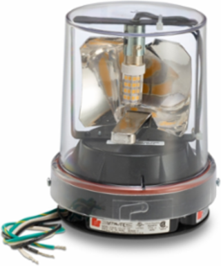 Vitalite Rotating LED Warning Light, 120VAC, Clear