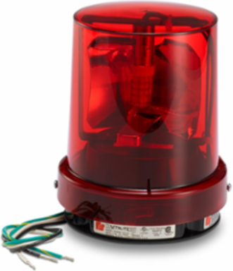 Vitalite Rotating LED Warning Light, 120VAC, Red