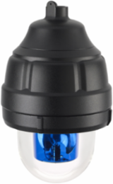 Rotating Light, Explosion-Proof, UL and cUL CID1, 24VDC, Blue, Mount Sold Separately
