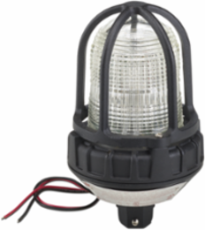 Strobe Light, Hazardous Location, UL and cUL CID2, Pipe Mount, 12-24VDC, Clear