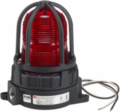 Strobe Light, Hazardous Location, UL and cUL CID2, Surface Mount, 120VAC, Red