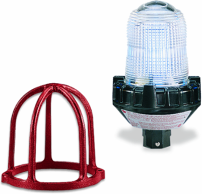 Strobe Light, Supervised, Hazardous Location, ULC Fire CID2, Pipe Mount, 24VDC, Clear
