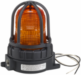 LED Light, Hazardous Location, UL and cUL CID2, Surface Mount, 24VDC, Amber, Default Flashing