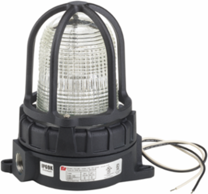 LED Light, Hazardous Location, UL and cUL CID2, Surface Mount, 120-240VAC, Clear, Default Flashing