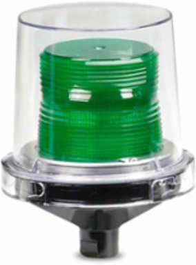 Electraray Strobe Light, Supervised, Hazardous Location, UL and cUL CID2, 24VDC, Green