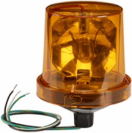 Electraray Incandescent Rotating Light, Hazardous Location, UL and cUL CID2, 120VAC, Amber