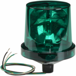Electraray Incandescent Rotating Light, Hazardous Location, UL and cUL CID2, 120VAC, Green