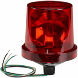 Electraray Incandescent Rotating Light, Hazardous Location, UL and cUL CID2, 120VAC, Red