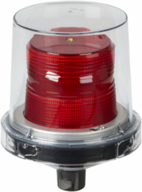Electraray LED Light, Hazardous Location, UL and cUL CID2, 120-240VAC, Red, Default Flashing