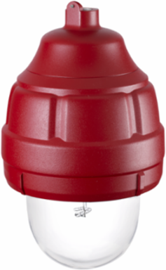 Strobe Light, Explosion-Proof, Supervised, Hearing-Impaired, UL and cUL CID1, ULC Fire Listed, 24VDC, Clear, Mount Sold Separately