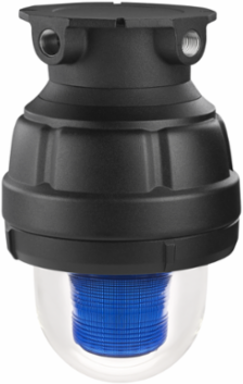 LED Light, Explosion-Proof, UL and cUL CID1, 120-240VAC, Blue, Default Flashing, Mount Sold Separately
