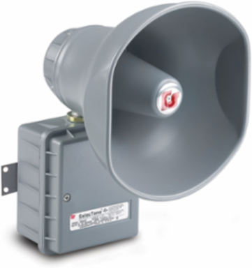 SelecTone 15W Amplified Speaker, Hazardous Location, UL and cUL CID2, Zone Listed, 120VAC, Gray