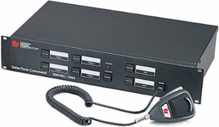 SelecTone Command Unit, Rack Mount, UL and cUL, 4 Channel, IP Capability, Multi-Voltage 24VDC or 120VAC