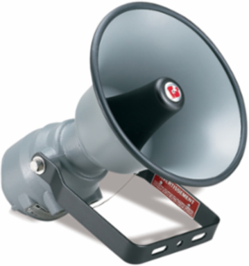 SelecTone 15W Amplified Speaker, Explosion-Proof, UL and cUL CID1, 24VAC/DC, Gray