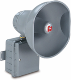 SelecTone 15W Amplified Speaker, Supervised, UL and cUL, ULC Fire Listed, 24VDC, Gray