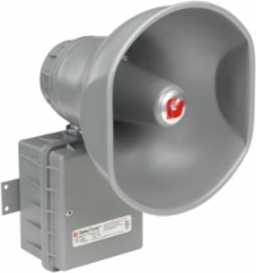 SelecTone 15W Amplified Speaker, Hazardous Location, Supervised, UL and cUL, 24VDC, Gray