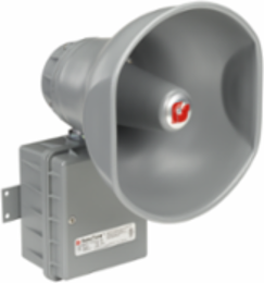 SelecTone 15W Amplified Speaker, Hazardous Location, Supervised, UL and cUL, 24VDC, Gray