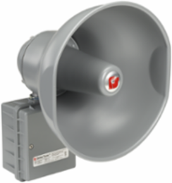 SelecTone 30W Amplified Speaker, Hazardous Location, Supervised, UL and cUL, 24VDC, Gray