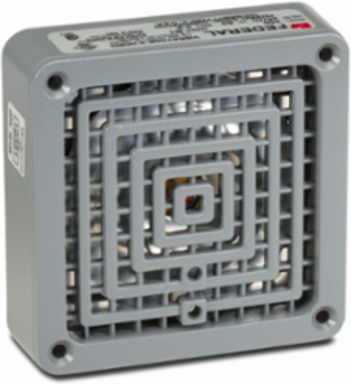 Vibratone Horn, UL and cUL, 24VAC, Gray