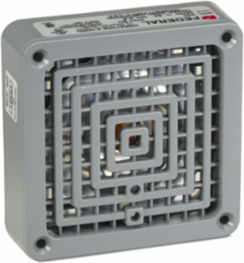 Vibratone Horn, UL and cUL, 240VAC, Gray