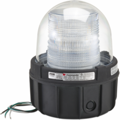 Commander Double Strobe Light, Hazardous Location, UL and cUL CID2, 120VAC, Clear
