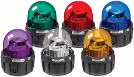 Commander LED Rotating Light, UL and cUL, 120VAC, Clear