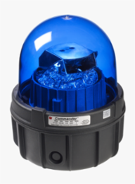 Commander LED Rotating Light, Hazardous Location, UL and cUL CID2, 120VAC, Blue