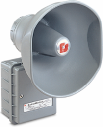 AudioMaster Public Address Speaker, 15W, UL Fire, Gray