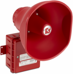 Amplified Speaker, 15W, Supervised, Hazardous Location, UL and cUL CID2, UL Fire, 24VDC, Red