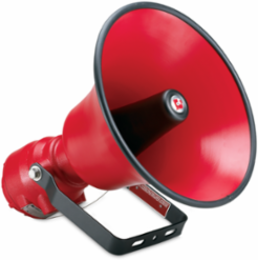 Amplified Speaker, 15W, Supervised, Explosion-Proof, UL and cUL CID1, UL Fire, 24VDC, Red